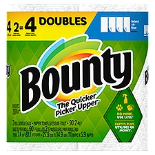 Bounty Doubles Paper Towels, 2 count