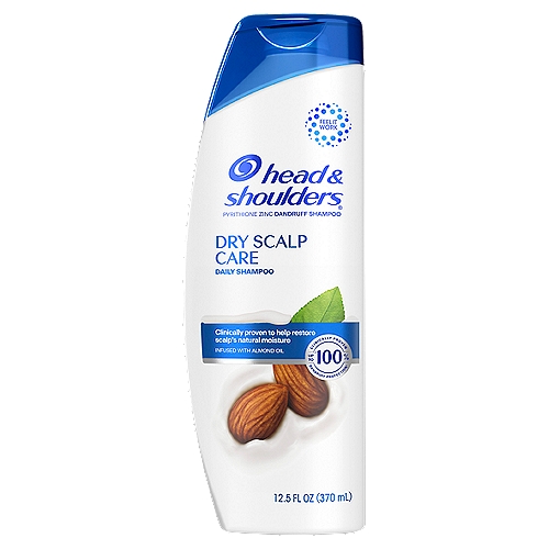 Head & Shoulders Dry Scalp Care Daily Dandruff Shampoo, 12.5 fl oz