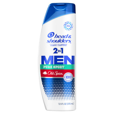 Head & Shoulders Men Old Spice Pure Sport 2in1 Dandruff Shampoo + Conditioner, 12.5 fl oz