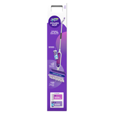 Swiffer Power Mop, Floor Cleaner for Mopping Tile, Vinyl, Laminate, Wood, Cleaning Set, Fresh Scent Image 8 of 9