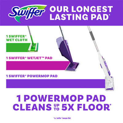 Swiffer Power Mop, Floor Cleaner for Mopping Tile, Vinyl, Laminate, Wood, Cleaning Set, Fresh Scent Image 2 of 9