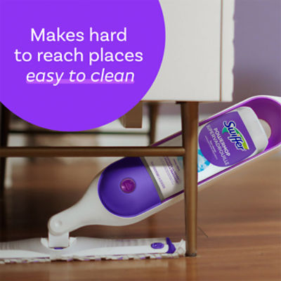 Swiffer Power Mop, Floor Cleaner for Mopping Tile, Vinyl, Laminate, Wood, Cleaning Set, Fresh Scent Image 5 of 9