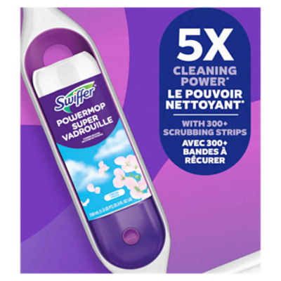 Swiffer Power Mop, Floor Cleaner for Mopping Tile, Vinyl, Laminate, Wood, Cleaning Set, Fresh Scent Image 6 of 9