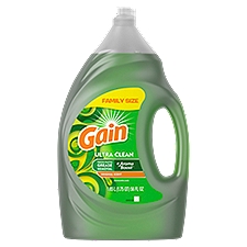 Gain Ultra Clean Original Scent Dishwashing Liquid Family Size, 56 fl oz
