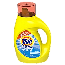 Tide Simply Clean & Fresh Liquid Laundry Detergent, Refreshing Breeze, 32 loads, 46 fl oz