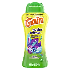 Gain +Odor Defense Super Fresh Blast In-Wash Scent Booster, 24.0 oz