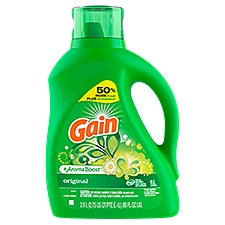 Gain +Aroma Boost Original Detergent, 61 loads, 88 fl oz liq