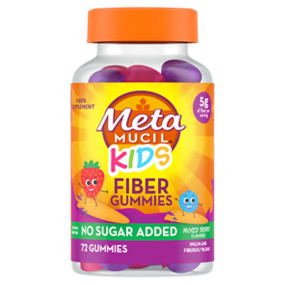 Metamucil Kids Fiber Supplement Gummies, 72ct Gummies