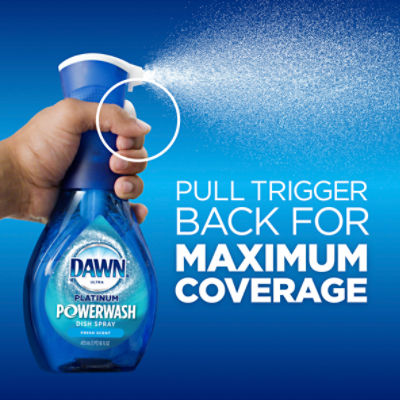 Dawn Platinum Powerwash Ultra Lemon Scent Dish Spray, 16 fl oz