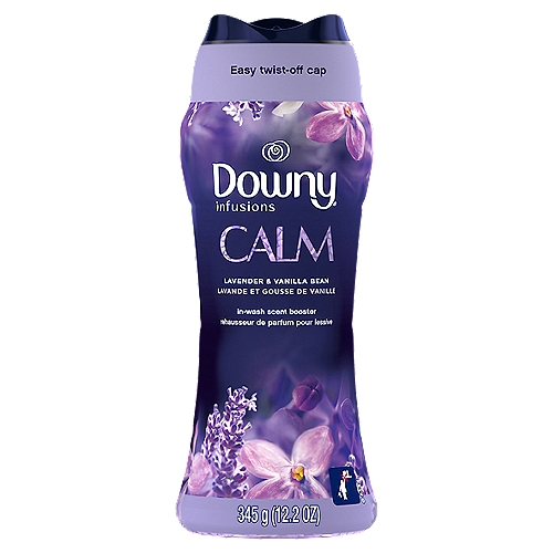 Downy Infusions Calm Lavender & Vanilla Bean In-Wash Scent Booster, 12.2 oz