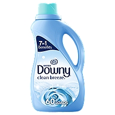 Downy Ultra Clean Breeze Fabric Conditioner, 60 loads, 44 fl oz, 44 Fluid ounce
