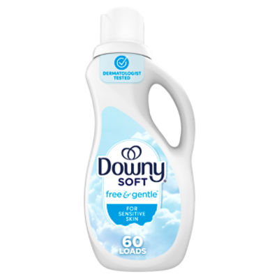 Ultra Downy Free & Gentle Fabric Conditioner, 60 loads, 44 fl oz, 44 Fluid ounce