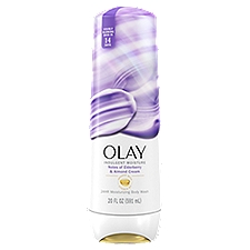 Olay Indulgent Moisture Notes of Elderberry & Almond Cream Body Wash, 20 fl oz