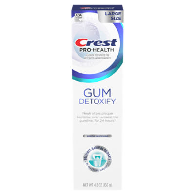 Crest Pro-Health Gum Detoxify Fluoride Toothpaste Large Size, 4.8 oz