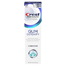 Crest Pro-Health Gum Detoxify Fluoride Toothpaste Large Size, 4.8 oz