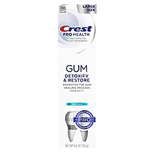 Crest Pro-Health Deep Clean Gum Detoxify & Restore Fluoride Toothpaste Large Size, 4.6 oz