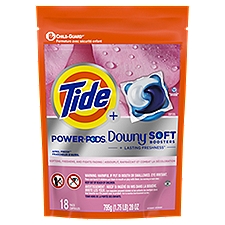 Tide Power Pods Downy April Fresh Detergent, 18 count, 28 oz