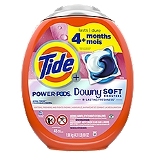 Tide Power Pods Downy April Fresh Detergent, 45 count, 69 oz
