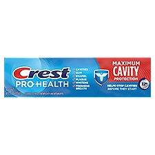 Crest Pro-Health Maximum Cavity Protection Fluoride Toothpaste, 4.3 oz