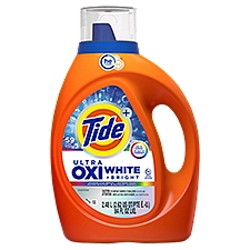 Tide+ Ultra Oxi White + Bright Detergent, 59 loads, 84 fl oz