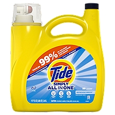 Tide Simply All in One Refreshing Breeze Detergent, 89 loads, 117 fl oz