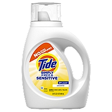 Tide Simply Free & Sensitive Unscented Detergent, 24 loads, 32 fl oz