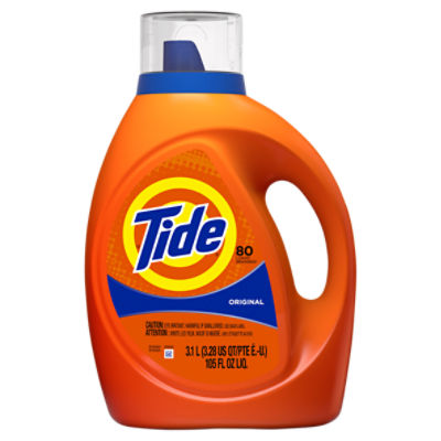 Tide Original Laundry Detergent, 80 loads, 105 fl oz