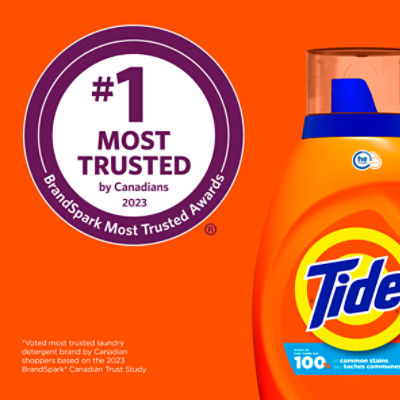 Tide Laundry Detergent Liquid, Clean Breeze Scent, 64 Loads, 84 FL OZ