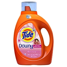 Tide+ Downy April Fresh Detergent, 59 loads, 84 fl oz