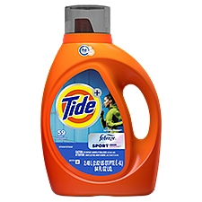 Tide+ Febreze Active Fresh Sport Odor Defense Detergent, 59 loads, 84 fl oz
