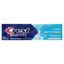 Crest 3D White Advanced Arctic Fresh Fluoride Anticavity Toothpaste, 3.3 oz, 3.3 Ounce