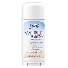 Secret Whole Body Deodorant, 2.4 oz