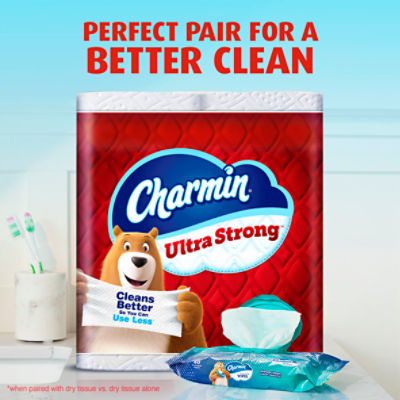 Charmin Ultra Strong Mega XL Bathroom Tissue Rolls, 12 count