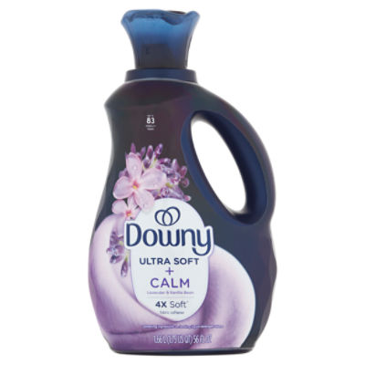 Downy Ultra Soft + Calm Lavender & Vanilla Bean Fabric Softener, 56 fl oz