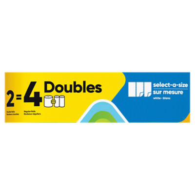 Bounty Doubles Paper Towel Rolls, 2 count
