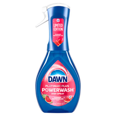 Dawn Powerwash Platinum Plus Summer Watermelon Scent Dish Spray Limited Edition, 16 fl oz