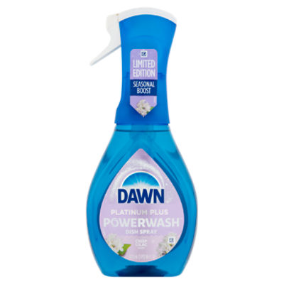 Dawn Platinum Plus Powerwash Crisp Lilac Scent Dish Spray Limited Edition, 16 fl oz