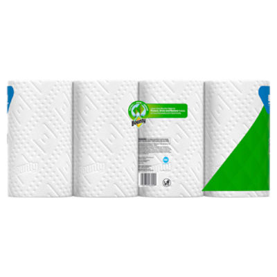 Bounty Triple Paper Towel Rolls, 4 count