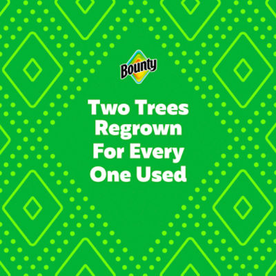 Bounty Prints Double Paper Towel Rolls, 2 count