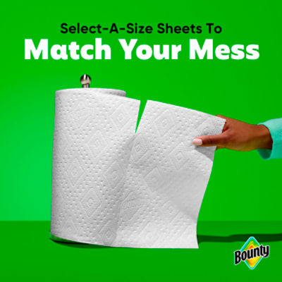 Bounty Prints Double Paper Towel Rolls, 2 count