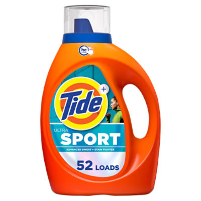 Tide Ultra Sport Liquid Laundry Detergent, 73 fl oz, 52 Loads