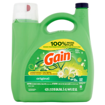 Gain Original Liquid Laundry Detergent, 100 Loads, 144 fl oz