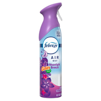 Febreze Air Mist, Air Freshener Spray, Odor Fighting Room Spray, Gain Moonlight Breeze Scent, 8.1oz