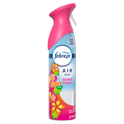 Febreze Air Mist, Air Freshener Spray, Odor Fighting Room Spray, Gain Island Fresh Scent, 8.1oz, 8.1 Ounce