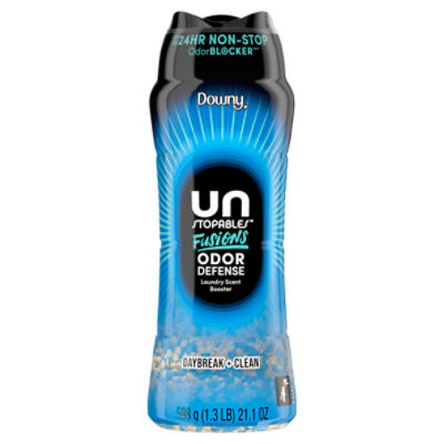 Downy Unstopables Fusions Odor Defense Daybreak + Clean Laundry Scent Booster, 21.1 oz