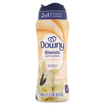 Downy Blends Soft & Fresh Toasted Vanilla Laundry Softness & Scent Booster, 24.5 oz