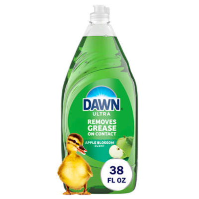 Dawn Ultra Dish Soap, Dishwashing Liquid, Apple Blossom, 38oz