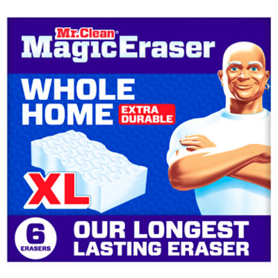 Mr. Clean Magic Eraser Sponge, All Purpose Cleaner, Long Lasting Cleaning Scrubber, Whole Home Extr
