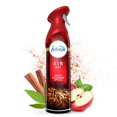 Febreze Odor-Fighting Air Freshener Spray, Room Spray, Baked Cinnamon Apple Air Mist, 8.1 oz
