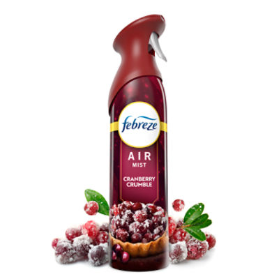 Febreze Odor-Fighting Air Freshener Spray, Room Spray, Cranberry Crumble Air Mist, 8.1 oz